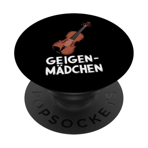 Geigen Mädchen, Geigenspielerin Musikerin Violinen Musik PopSockets Klebender PopGrip