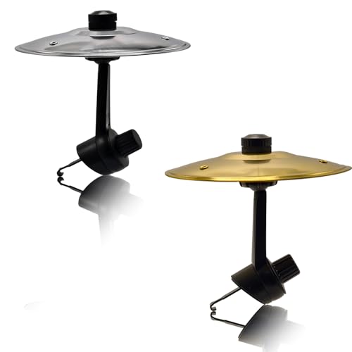 2 Stück Car Crash Cymbal, Auto-Trommel-Lüftungsschlitz, Car Cymbals Air Vent, Eisen-Auto-Entlüftungsdekoration, lustiges Musikinstrument-Zubehör für Schlagzeuger, Musikliebhaber (Multiple)