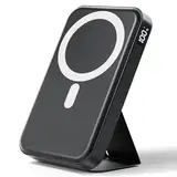 Powerbank für Magsafe, Magnetische Power Bank 12000mAh, PD 22.5W Schnellladung Kabellose Powerbank mit USB-C-Eingänge＆Ausgang und LED-Display für iPhone 16/15/14/13/12/Pro/Pro Max Serie.