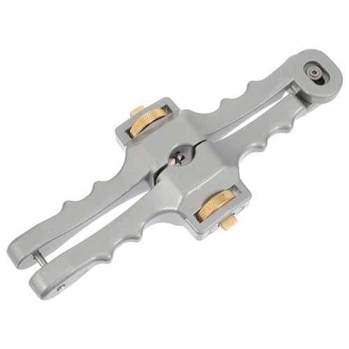 VILLCASE Optischer Kabelschneider Draht Zündkerzenkabel Stecker Längsverstellbares Abisolierwerkzeug Abisolier- Und Verdrillwerkzeug Kabelabisolierer Koaxialkabel Silver Aluminiumlegierung