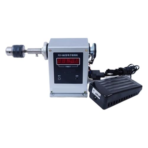 USKI Wickelmaschine Elektrische Zählwickelmaschine, einstellbares halbautomatisches Wickelwerkzeug, industrieller Hochgeschwindigkeitswickler, Zählbereich 0-9999