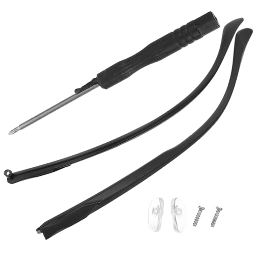 SKISUNO 1paar Gläserbügel Ersatzteile Rutschfeste Brillenarme Brillenbügel Für Reparatur Und Dekoration Installieren Für Brillenläden Und Privatgebrauch