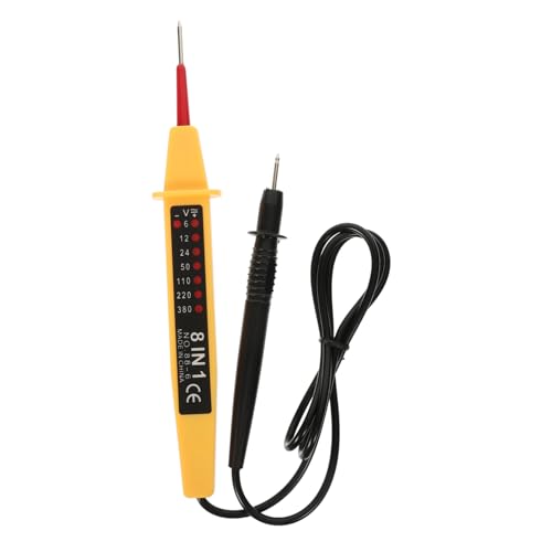 MAGICLULU Kfz Spannungsprüfer Elektrischer Tester Einfach zu Bedienen Leichtes Design für Fahrzeugprüfungen Präzise Spannungsmessung für Autoelektrik