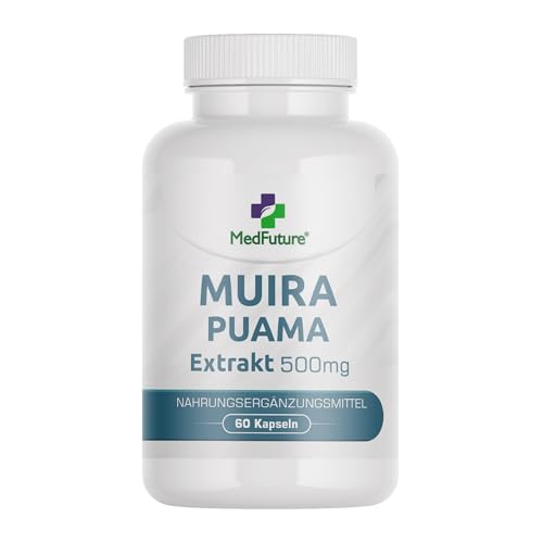 Muira Puama Extrakt 500mg 60 Kapseln Potenz Libido Menopause