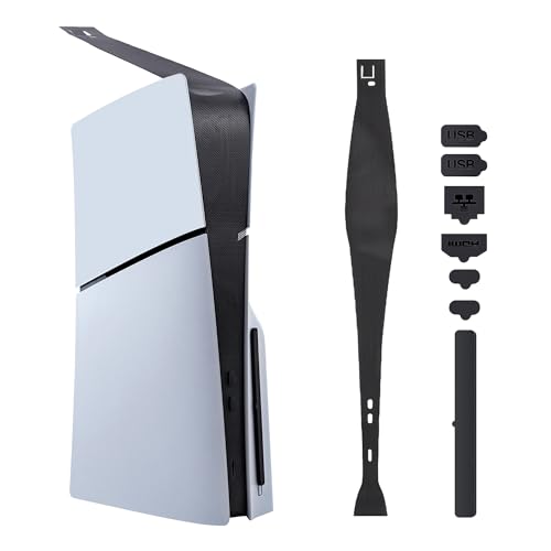 Mcbazel PS5 Slim Staubschutznetz, Staubstopfen Staubnetz Ports Staubschutzkappe Staubschutz Kits für PS5 Slim