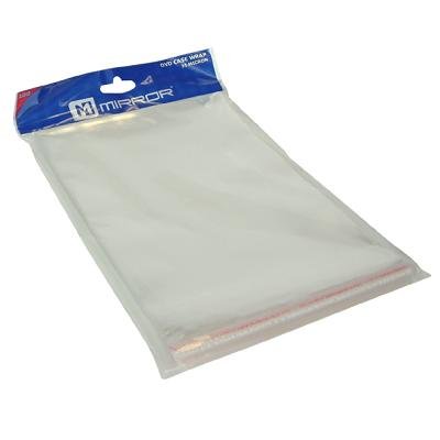247Buyer DVD-Taschen (Kunststoff), Transparent, 100 Stück