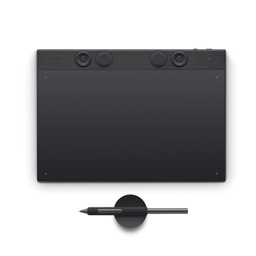 Wacom Intuos Pro Medium – Innovatives Grafik-Tablett inkl. Wacom Pro Pen 3, kompakt & leicht – vielseitige Wahl für Illustratoren, Designer & Bildbearbeiter