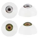 PandaHall 32mm Realistische Menschliche Augen 2 Paar Große Acrylhohle Augäpfel Bärenaugen Acryl AugäpfelFür Halloween Party Dekor Kunst Skulpturen Requisiten Schmuckherstellung