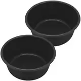 KOTARBAU® 2er Set Mörtelwanne 14 L Mörtelkübel Blau Kunststoffwanne Maurerkübel Rund Baueimer Mörteleimer Wanne Kunststoff Mauererkübel Mörtelwannen Plastikwanne groß ⌀ 31 cm