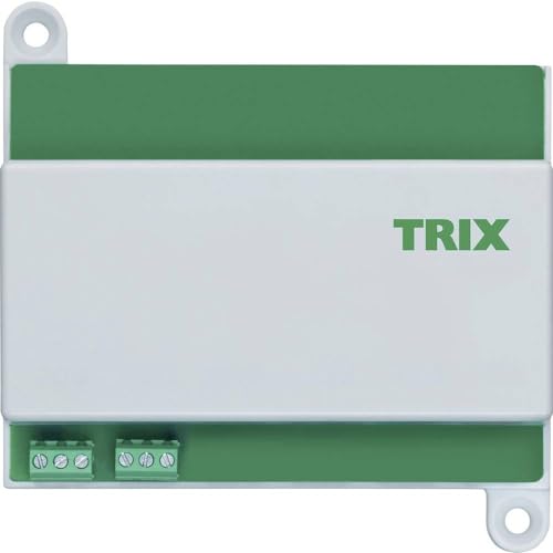 Trix Kehrschleifenmodul - Modellbahn Kehrschleifenmodul für Minitrix und Trix H0, geeignet für DCC- und Selectrix-System sowie PC-Betrieb, grün, für Kinder, enthält 1 Modul