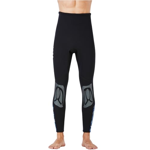 Owntop Neoprenhose für Männer Frauen und Jugend - 3MM Tauchhose, Thermo Tauchanzug Hosen, Erwachsene Wetsuits Pants Sonnenschutz UV 50+ Badeanzüge, XXL