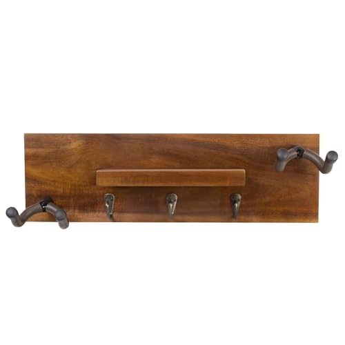 keepdrum gs039a Gitarren-Wandhalterung für zwei Gitarren und Zubehör