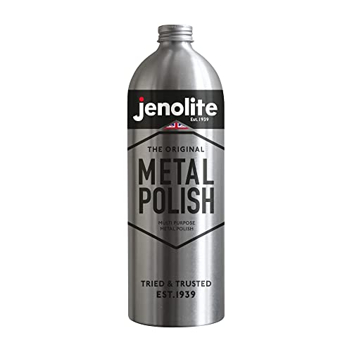 JENOLITE- Flüssige Metallpolitur. Mehrzweck Politur zur Reinigung von Messing, Kupfer, Chrom, Edelstahl und Zinn - Inhalt: 1 liter