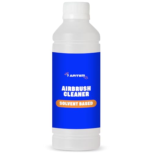 7 Artists Airbrush Reiniger | Airbrush Cleaner 250ml für Airbrush Reinigung | Airbrush Cleaning - Reinigungsmittel | Air Brush Cleaner zum Entfernen von Farbresten aus Airbrush & Airbrush Zubehör