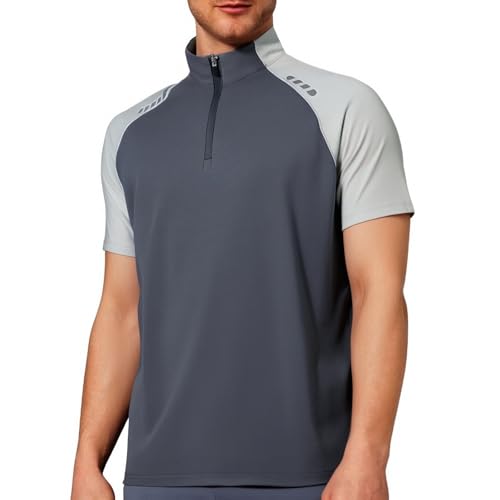 Generisch Angebote des Tages Heute, Radtrikot Herren Kurzarm Radsport-Bekleidung Rennradtrikots Fahrradbekleidung Fahrradtrikot Fahrrad Trikots Radtrikot Cycling Jersey Men Rad, Grau, 3XL