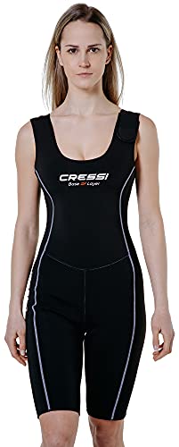 Cressi Base Layer Shorts Vest Lady 2.5mm - Unteranzug für Frau, Schwarz