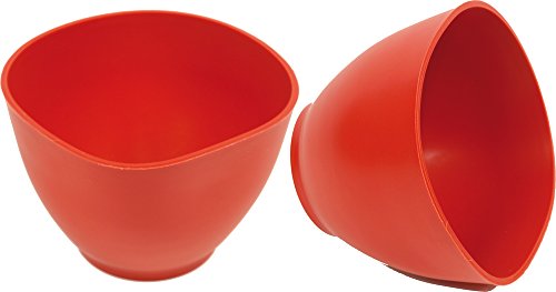 HAROMAC Gipsanrührbecher, rot, aus Gummi, Super Flexibel, konisch, Fliesen, Gips