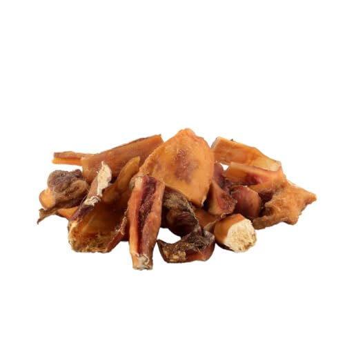 Top Dog Rinderkopfhaut, Premium Qualität, der Kausnack für Hunde, 100% Rind (1 KG)