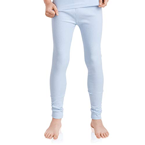 MT Kinder Ski- & Thermohose - Winter Unterwäsche lang für Jungen und Mädchen - Ice Blue 146-152