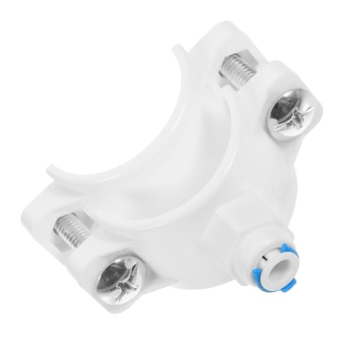 CANIGHT Montagezubehör wasserfilter wasserreiniger -RO-System-Sattelventil Wassersattelklemmen waschbecken spülbecken pom Ablaufsattelventil Sattelventil ablassen pom kunststoff Weiß