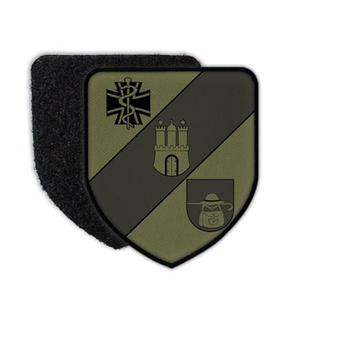 Copytec Patch BwKrhs Hamburg TARN BWZK BWK Aufnäher Arzt Bundeswehr Krankenhaus #35256