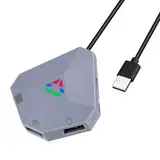 Mcbazel Tastatur und Maus Konverter für NS Switch, Unterstützt FPS-Gaming, Kabelgebundener Tastatur-Maus-Adapter für Xbox One/S/X/Xbox Series S/X/NS Switch/PS4/PS3/PC-Schwarz