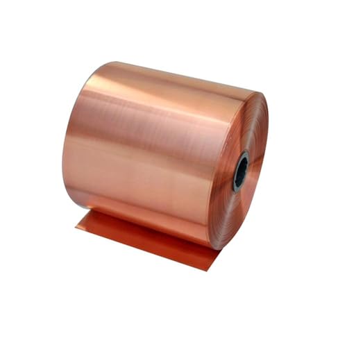 Reine Kupferfolie, Blech, Kupferblech, Metallzuschnitt, Rollen, Allgemeine Verwendung, Heimwerkerbedarf, 0,01-1 mm * 100/200 mm * 1000 mm,0.7mm*200mm*1000mm(0.8m)