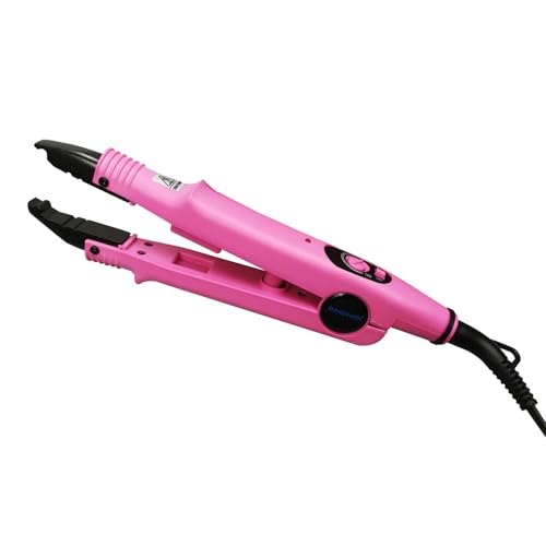 janelove Wärmezange Haar Extensions Iron für Haarverlängerung, 100-200°C Wärmezange für bondings zange - Rosa