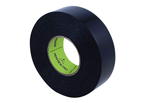 Renfrew Shin Pad Tape f. Stutzen Eishockey, Polyflex Stutzentape 24mm x 30m (schwarz)