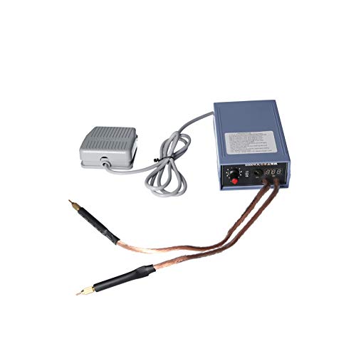 Punktschweißgerät Hancaner DIY 5000W 6200mAh 0-800A Strom Einstellbare Schweißgeräte für Punktschweißmaschinenset