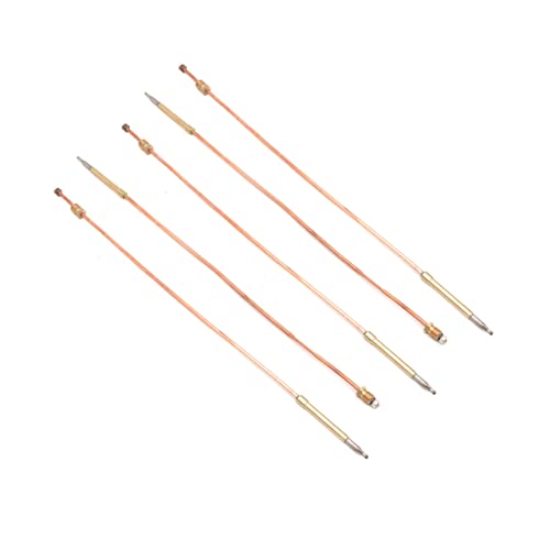 ALGAN Thermoelement für Gyrosgrill Dönergrill Dönermaschine passend für Potis Länge 330mm ø 5mm M8x1 5er Pack