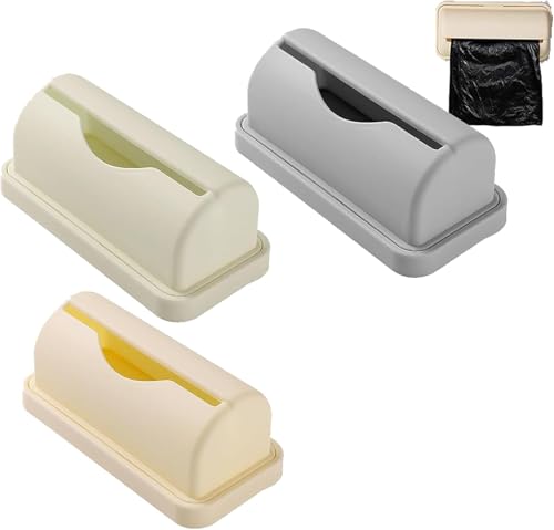 Fineliner Bag Dispenser, Fineliner Trash Bag Dispenser, Fineliner Trash Bags and Dispenser,No Punching Required Wall Mount Garbage Bag Dispenser (Mixed)