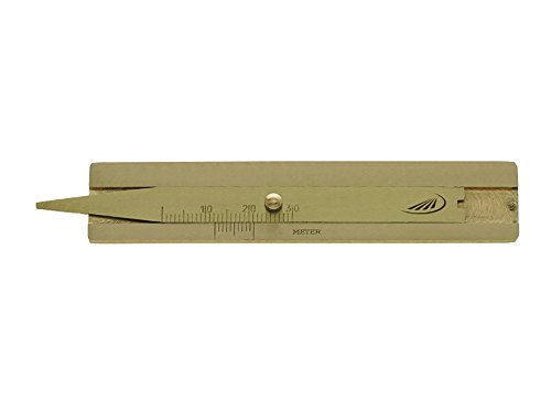 Helios Preisser Reifenprofil-Tiefenmaß ( Hartmessing, Messbereich: 0 – 30 mm) 0180 310