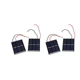 Reinscer 4 Stück 1,5V 400Ma 80X60mm Micro-Mini Power Solarzellen für Sonnenkollektoren -Diy Projekte -Spielzeug -Ladegerät