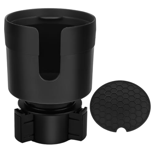 MXTIMWAN Auto Getränkehalter Expander, Auto Cup Holder kompatibel mit großen 32/40 oz Flaschen, Adapter mit Verstellbarer Wasserflaschenhalter Untersetzer und Basis