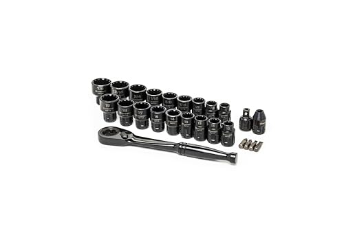 Crescent CX6PT25 3/8" Drive Pass-Thru™ X6™ Standard-Spline-Mechanik-Werkzeugsatz, 25 Stück