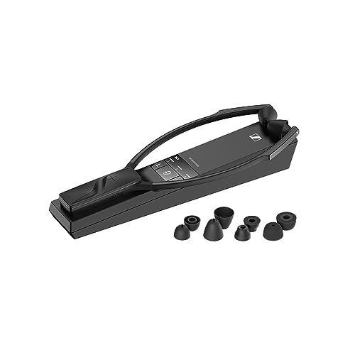 Der kabellose, digitale TV-Kopfhörer RS 5200 von Sennheiser,Kristallklarer Sound, drei verschiedene Hörprofile, Sprachverständlichkeitsfunktion, digitale oder analoge Verbindung, Reichweite 70 m