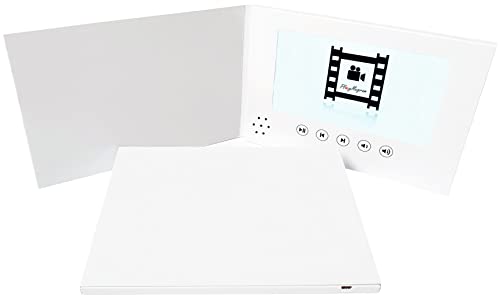 Videokarte mit 7 Zoll IPS-Farbdisplay und USB-Anschluss, für persönliche Videobotschaften, Diashows oder kreative Videoprojekte.