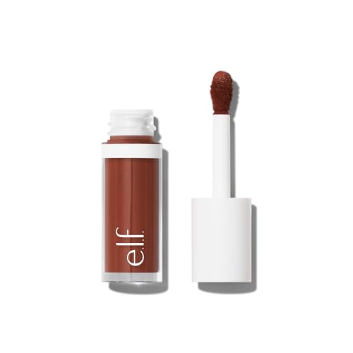 e.l.f. Camo Liquid Blush, Langanhaltendes Flüssiges Rouge Für Hochpigmentierte Farbe, Sorgt Für Ein Weiches, Taufrisches Finish, Vegan & Tierversuchsfrei, Bronze Bombshell
