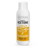 LaRosa ACETON Nagellackentferner 500ml Entferner für Nagellack, Nail Gel, Acryl, Nagelkleber und Tipps