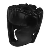 HANABASS Boxkopfschutz schützend Kopfbedeckung Sparring Männer Kopfschutz beim Boxen Ausbildung Rivalen-Boxkopfbedeckung Boxen Schutzausrüstung Stirnband-Boxen Schwamm Black