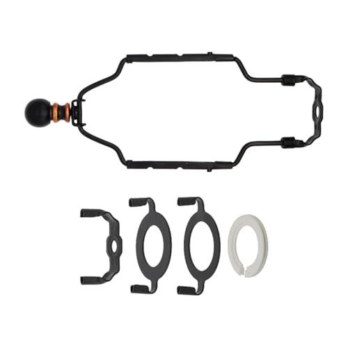 perfk Lampenharfe Lampenschirmharfe, Professioneller Ersatz Lampenharfenhalter Kit, Beleuchtungszubehör Halter Lampenreparatur Kits, Schwarz