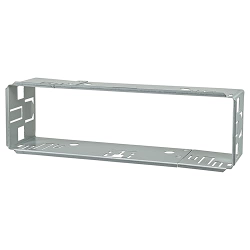 tomzz Audio 2400-013 Autoradio Einbaurahmen 1DIN Metallschacht Rahmen 182x53mm Tiefe ca. 45mm