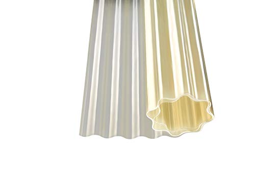 Unbekannt Polyester Wellbahn natur transparent Kurzrollen (5000 x 1500 mm)