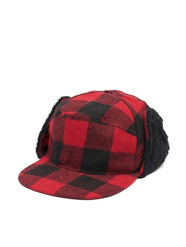 Brandit Lumberjack Winter Cap, Farbe: red/Black, Größe: OS