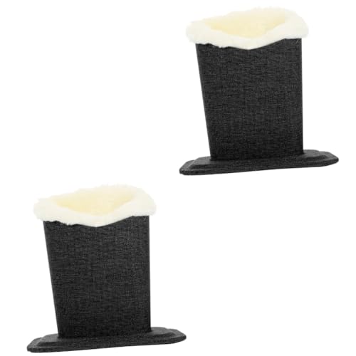 SAFIGLE 2 Stück Brillenhalter Aus Stoff Plüsch Brillenhalter Geschmeidige Brillenhalter Brillenständer Brillenladen Zubehör Plüsch Brillenbasis Plüsch Etui Für Brillen