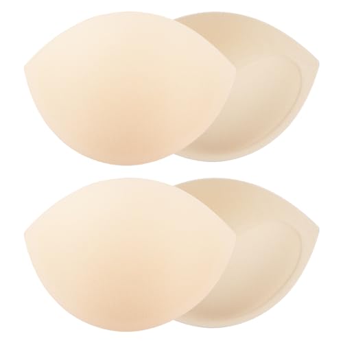 Psyqtsuary 2 Paare BH Pads, BH Einlagen, BH Pads Bikinis Pad, Sport BH Cups Einlagen Push Up Pads, Herausnehmbaren BrüSte BH Pads, UnterwäSche Bikini BH EinsäTze Pads