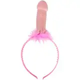 Folat, Kunststoff, Pinke * Penis Tiara * mit 5 Wurfringe für Junggesellinnen-Abschied, Ka