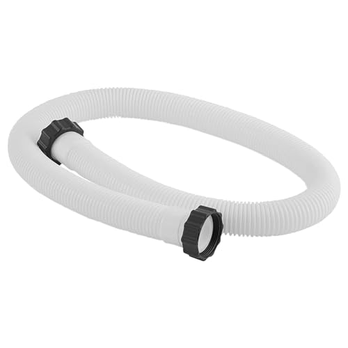 Flexibler Schlauchersatz für Poolpumpe – Biegbarer Ersatzschlauch für Filterpumpe – Biegbarer Ersatzschlauch mit Typ-B-Schlauchadapter, UV-beständige Poolausrüstung für Sandfiltration, Pumpenfiltr