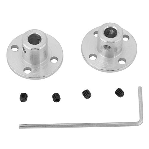 2 Stück M3 Flanschkupplung Motorwellenverbinder ID 5 mm Außendurchmesser 10 mm Elektromotormontage